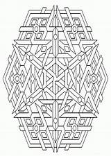 Coloringhome Geometric sketch template