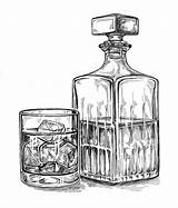 Whisky Bouteille Whiskey Bourbon Jack Daniels Laws Bartender Segui Spaziali Ringraziamo Biro Wine Lapiz Mezcal Kaynak sketch template