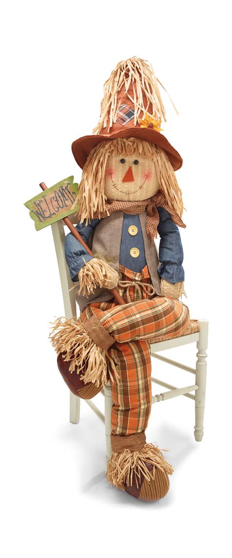 sitting scarecrow hom furniture