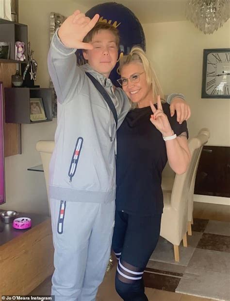 s club 7 s jo o meara shares a photo of her rarely seen son lenny to