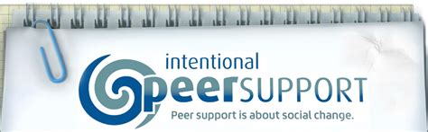 paper header  intentional peer support