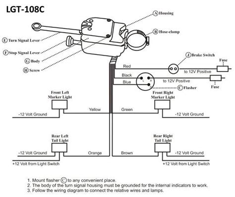 diagram golf cart turn signal switch wiring diagram mydiagramonline