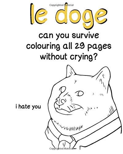 doge coloring pages coloring home