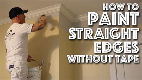 paint edges  tape cutting  tutorial youtube