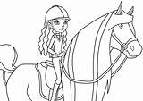 Horseland Sunburst Cavalo Scarlet sketch template