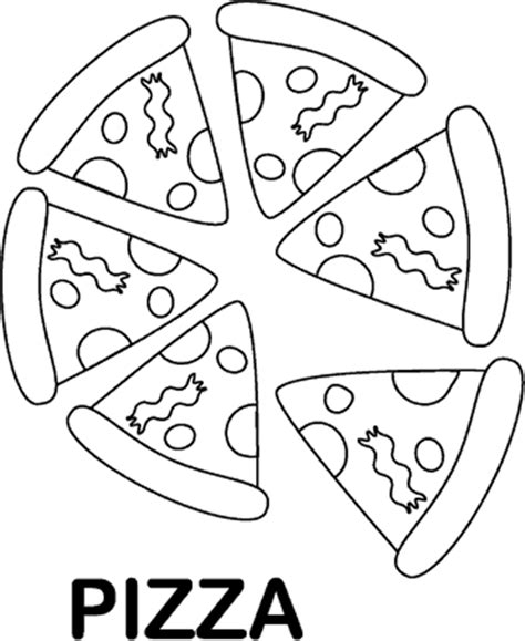 pizza coloring pages coloring home