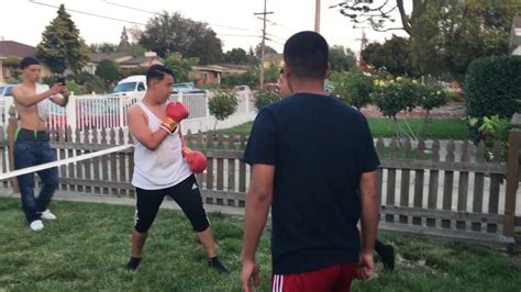 Friendly Body Shot Match Turns Into Knockout Youtube