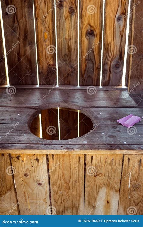 eco friendly rustic toilet stock image image   friendly