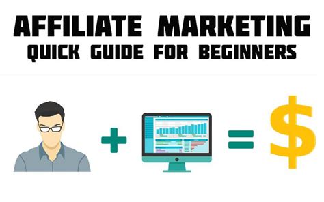 affiliate marketing quick guide  beginners