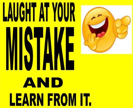 laugh   mistake  learn   sabtrends