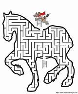 Labyrinth Labyrinthe Labirint Cheval Desene Colorat Printactivities Coloriageaimprimer Ausmalbild Planse Webbrowser Anderen Genügt Benutzen Ordnung Einen sketch template