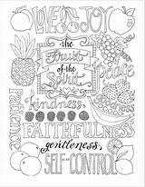 Coloring Spirit Fruit Pages Flandersfamily Info sketch template