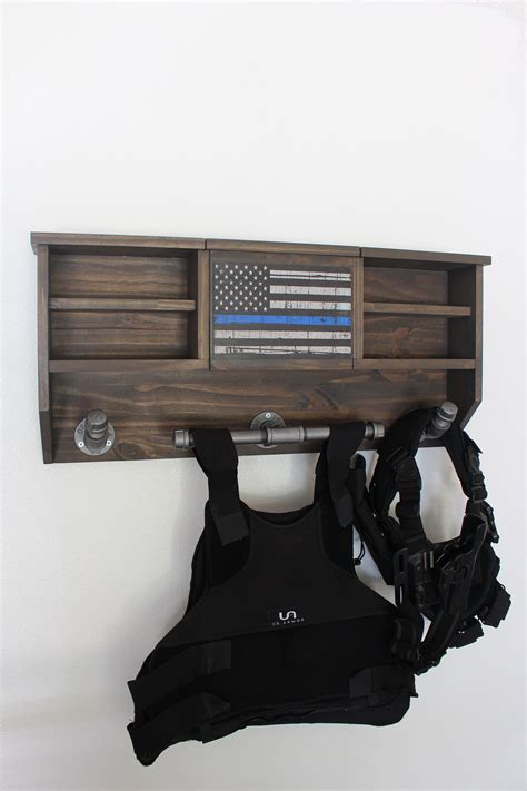 wall mounted duty gear rack double belt holder variant  images duty gear belt holder