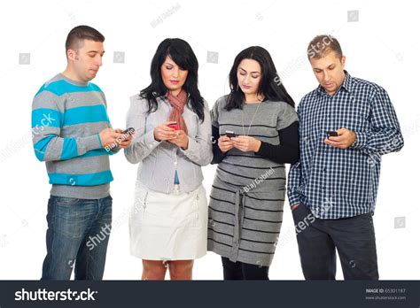 group  people row   stock photo  shutterstock