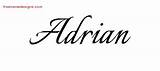 Adrian Name Tattoo Designs Arianne Calligraphic Adriane Names Graphic Lettering Freenamedesigns sketch template