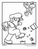 Coloring Pages Mario Printable sketch template