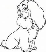 Lady Coloring Tramp Pages Disney Dog Horse Wecoloringpage Sheets Printable Choose Board Pup sketch template
