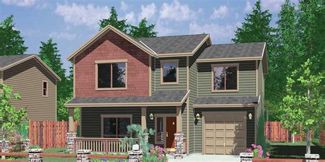narrow lot house plans small lot house plans