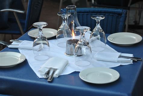 restaurant table setting  photo  pixabay