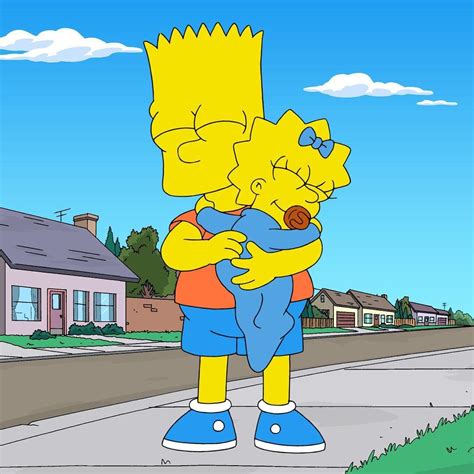 Bart And Maggie The Simpsons Simpsons Funny Maggie Simpson