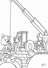 Coloring Bob Lofty Builder Pages Spud Book Printable Info Silhouettes sketch template