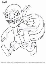 Goblin Clash Clans Drawingtutorials101 sketch template