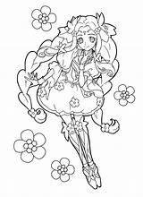 Felice Cure Coloring Kotoha Hanami Precure Tsukai Mahou Official Line Zerochan Anime Princess Go Info sketch template
