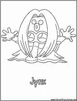 Coloring Jynx Pages Fun sketch template