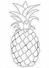 Pineapple Ananas Piña Coloriage Colorkid Colorier Abacaxi Colorir Amarillo Coloringfolder Owoce Colorar Obst Kolorowanki sketch template