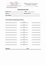 Medication Log Sheet Pdf Printable sketch template
