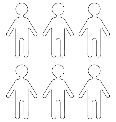 printable person cut