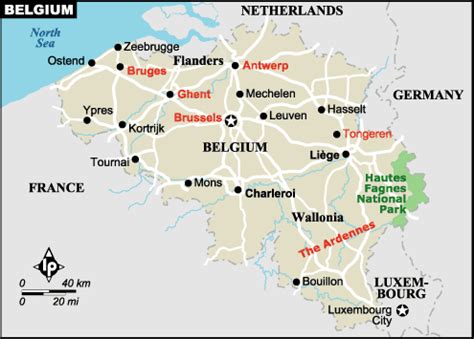 satellite image  belgium