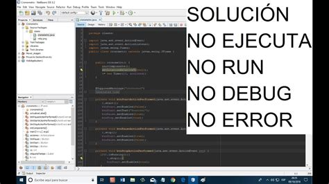 Solución Proyecto Java No Ejecuta No Debug Run Debug Run Proyect