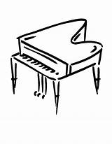 Piano Drawing Outline Simple Clipart Pianos Easy Clip Keyboard Drawings Getdrawings Cliparts Church Library sketch template