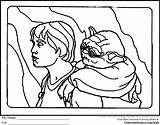 Coloring Luke Star Wars Pages Yoda Ginormasource Disney Popular sketch template