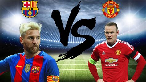 Pes 2017 Fc Barcelona Vs Manchester United Highlights