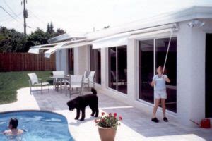 fixing  retractable awning carroll architecture shade