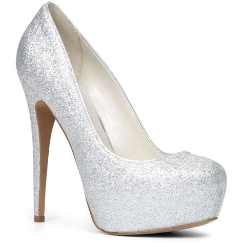 silver high heels pumps boot hto