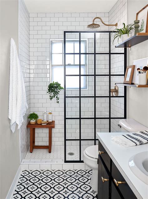 small bathroom makeover delivers   sleek shower  diy touches