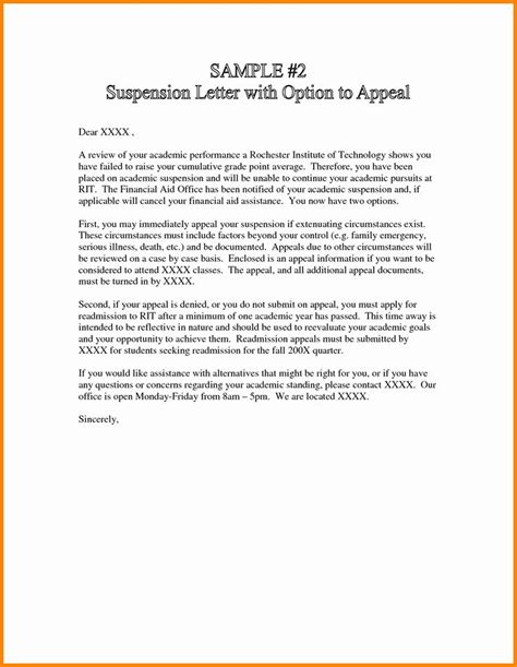 academic appeal letter sample elegant  sample academic appeal letter