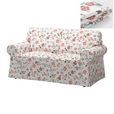 ikea ektorp  seat loveseat sofa cover slipcover videslund multi floral bezug housse