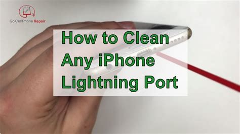 clean  iphone charging port   clean iphone cleaning