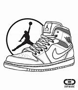 Jordans Draw Jumpman Lakers Getdrawings Sneaker Dope Zapatillas sketch template