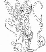 Coloring Pages Printable Adults Dark Fairies Gothic Fairy Adult Getcolorings Getdrawings sketch template