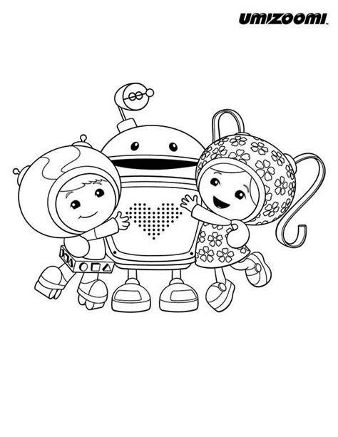 elegant pictures team umizoomi coloring pages   team