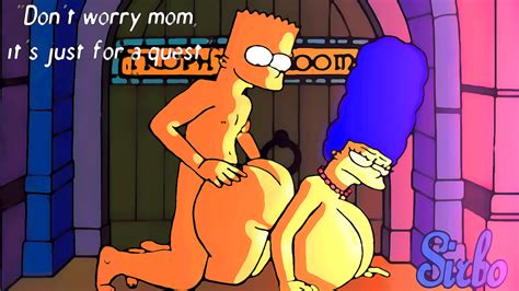 [animated] marge gamer by sirbo hentai foundry