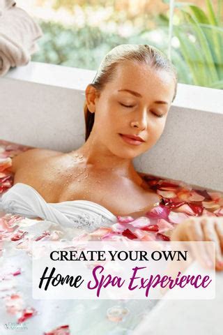 create   home spa experience organic aromas