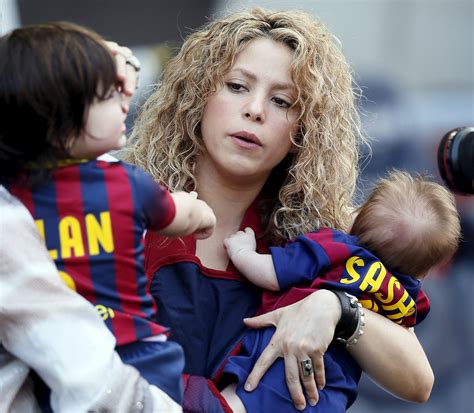 Shakira Brings Son Sasha To His First Soccer Game [photos]