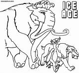 Ice Age Coloring Pages Iceage Print Iceage3 sketch template