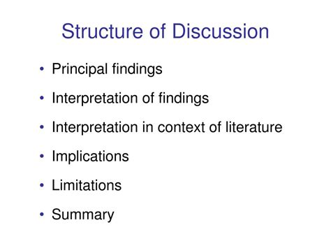 discussion  conclusion sections powerpoint